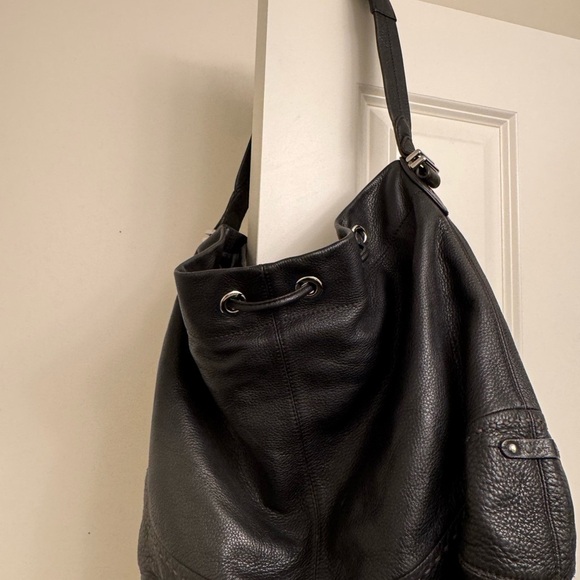 Cole Haan Black Leather Hobo Bag - Picture 6 of 6